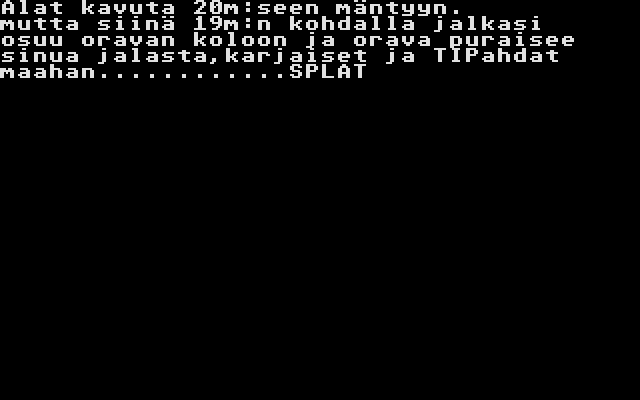 Pöljän Taistelu II atari screenshot